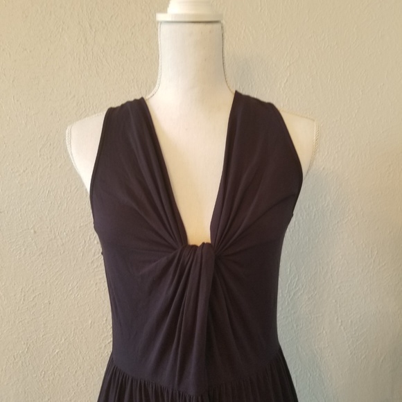 J. Crew Blue V-Neck Dress - Picture 5 of 8